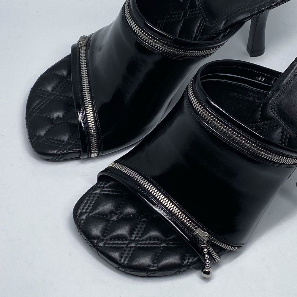 Burberry Peep High Heel Slide Sandals size 39 - Picture 7 of 12